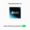 Apple MacBook Air Ordinateur portable 38,9 cm (15.3") Apple M M3 8 Go 256 Go SSD Wi-Fi 6E (802.11ax) macOS Sonoma Argent – Image 5