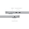 Apple MacBook Air Ordinateur portable 38,9 cm (15.3") Apple M M3 8 Go 256 Go SSD Wi-Fi 6E (802.11ax) macOS Sonoma Argent – Image 6