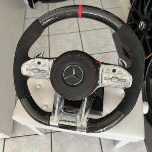 Mercedes-Benz Amg Sport Volant Carbone Alcantara G63 C63 E63 A35 A45 GLC63 Gle63