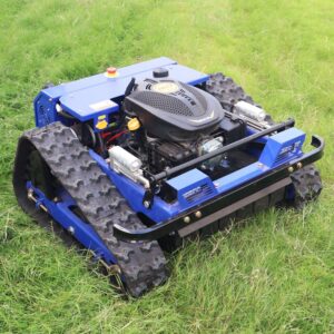 CE EPA Approved All Terrain RC Grass Cutter Garden Crawler Remote Control Robot Lawn Mower with Snow Blade